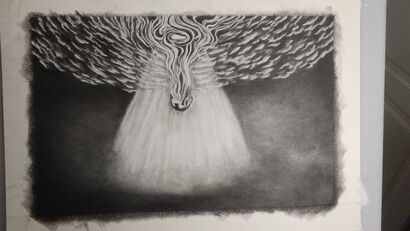 Drowning in my head - a Paint Artowrk by Nicola Puntin
